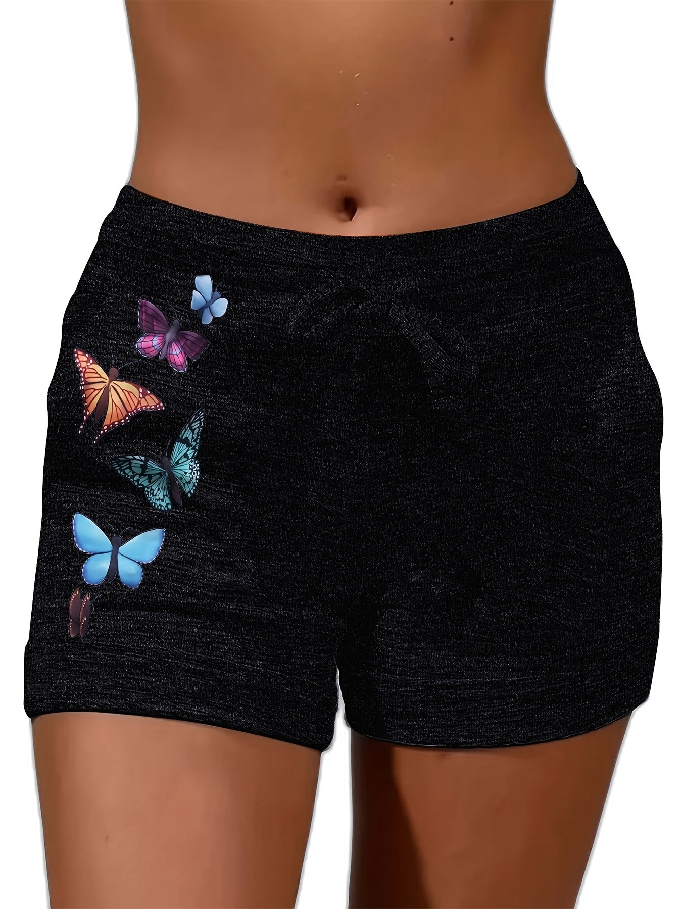 New Style Casual Women's Printed Beach Vacation S Shorts Overseas Printing