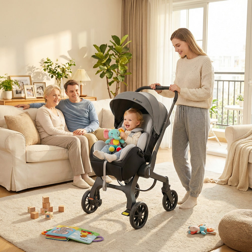 Baby Stroller - Portable Foldable Adjustable Travel