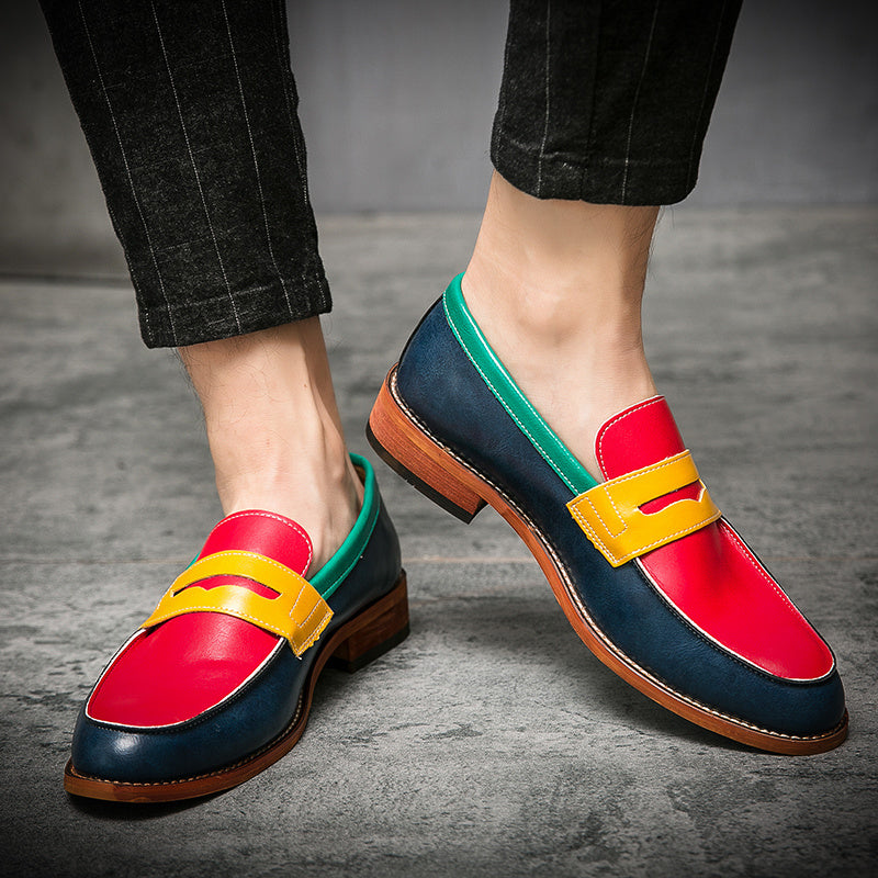 Men's Dress Penny Loafers Comfort Business Casual Slip-on Loafer Shoe Multicolor for Office Daily Walking Driving Shoes