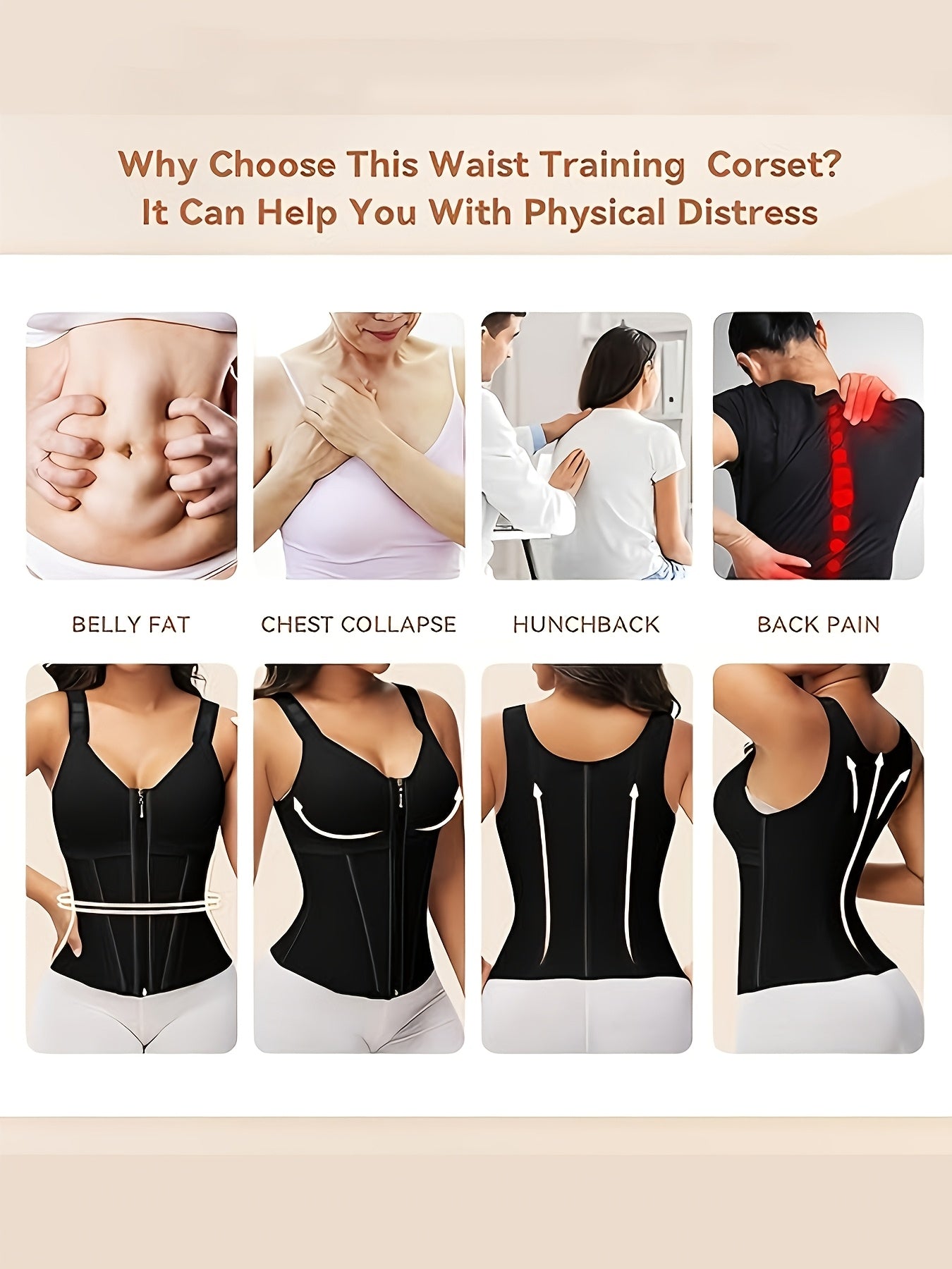 Extreme Latex Corset Waist Vest With Bra, Sports-Style Underwear Corset Belt, Adjustable Straps, Tummy-Control Shaping Pants, Detachable Straps With Zippered Crotch, Summer'S Top Choice For Layering