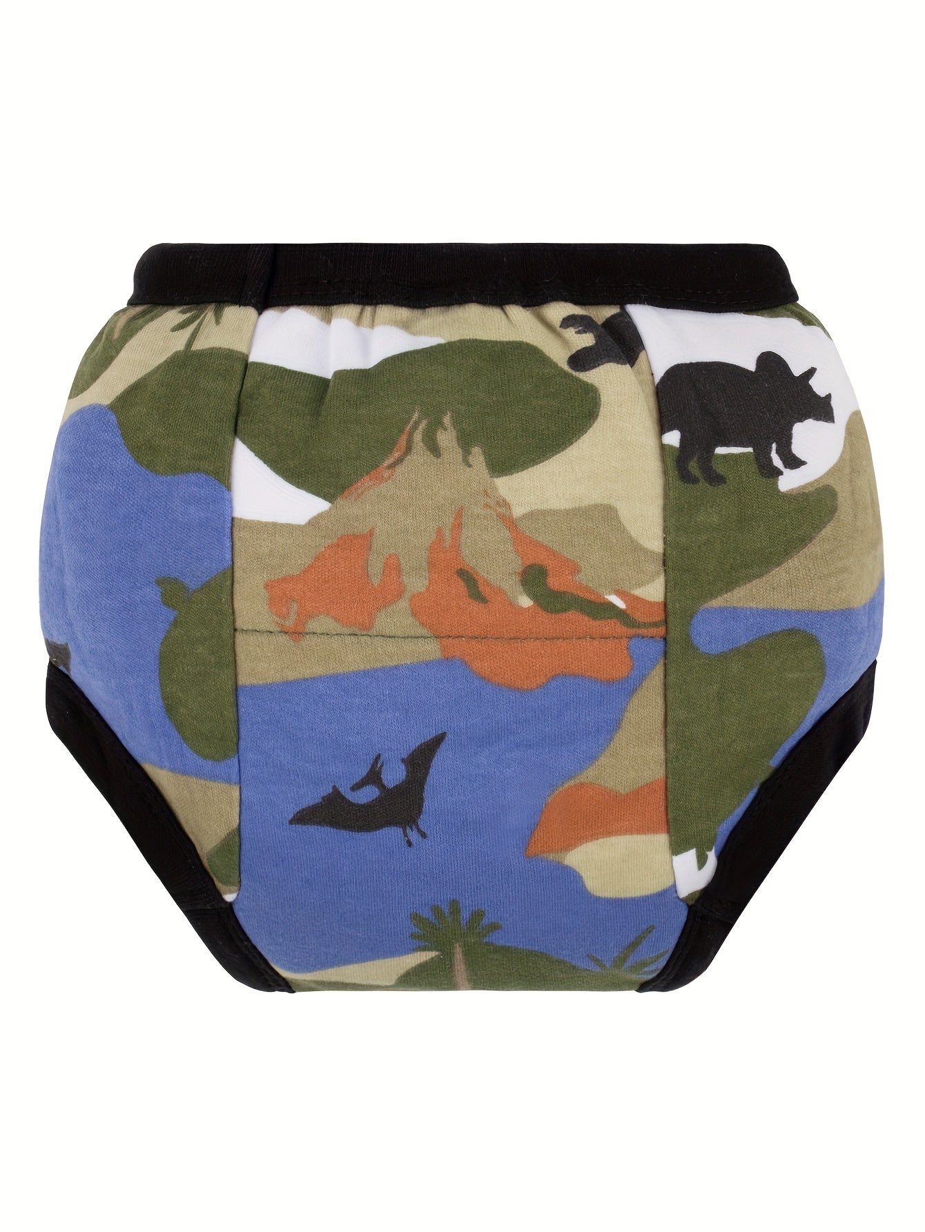 10pcs Boys' 100% Cotton Potty Training Pants with Dinosaur - Absorbent Underwear Suitable for Boys, Non-Sheer, Hand Washable, - Training Pants for Daycare & Nighttime Use