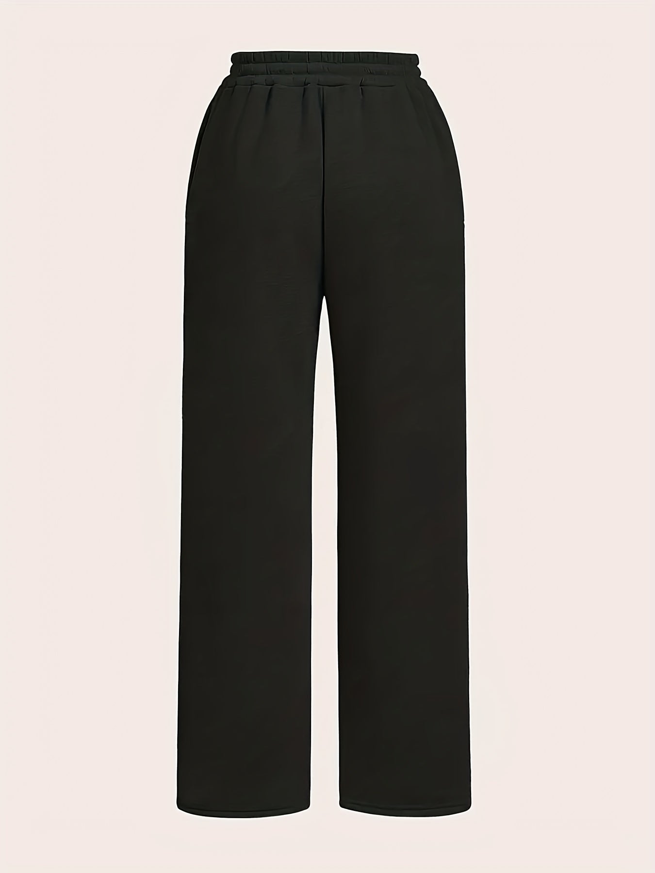 Women's Black+white+grey+red Polyester Pants - product view 5