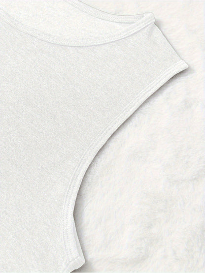 Loose Fit V-neck Short Sleeve T-shirt, Geometric Palm Tree Design- Summer Casual Top, Machine Washable