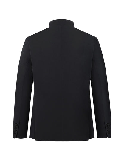 Plus Size Men'S Solid Blazer for Spring Fall
