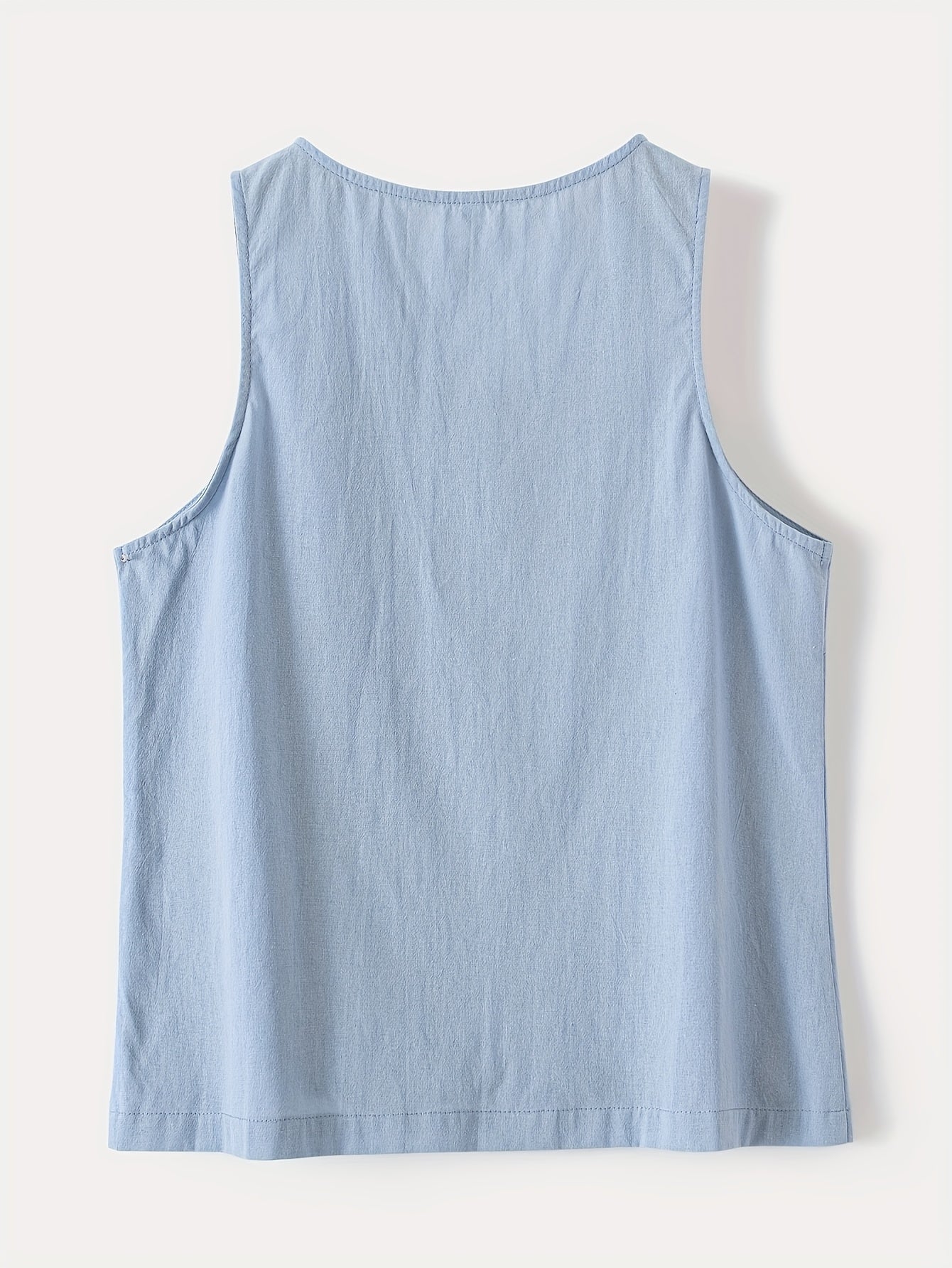 Women Solid Color Single Breasted Tank Top - Fashionable Sleeveless Design for Summer Casual Wear - Comfortable & Stylish Wardrobe Essential