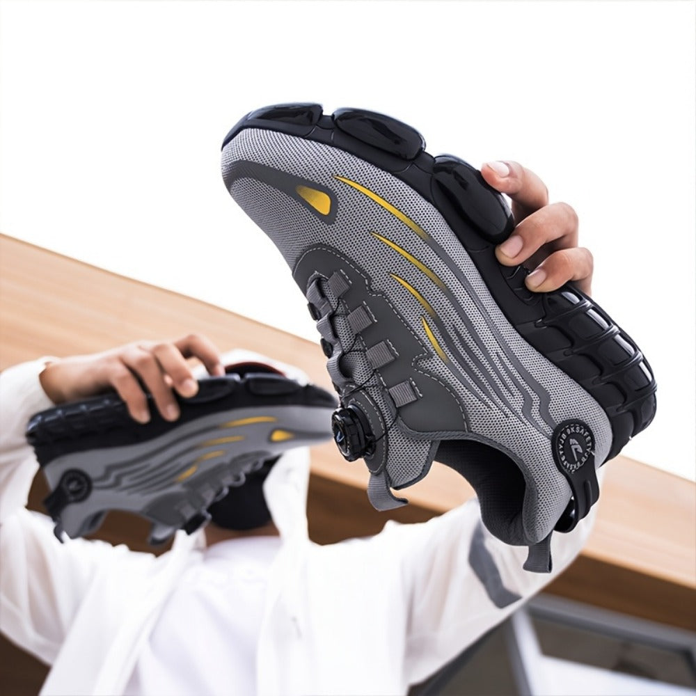 Men's Work & Safety Shoes - Breathable Mesh Non-Slip Sole for Outdoor & Travel 545765