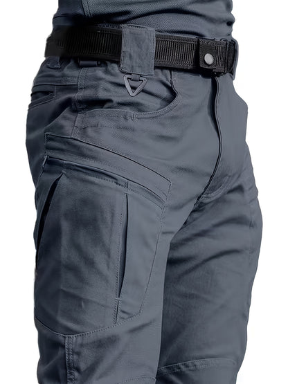 Men'S Tactical Cargo Pants with Multi-Pocket Design (Includes A Belt) - Durable Quick-Dry Outdoor Hiking, Camping, Workwear And Travel Pants - Straight-Leg Regular Fit Casual Tactical Gear, Camping Essentials, Breathable Material, Adventure