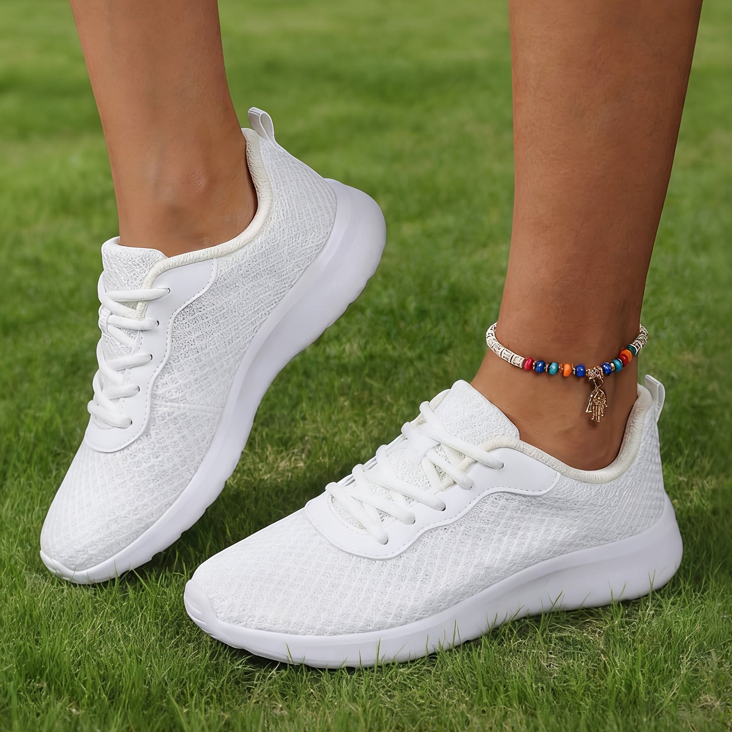 Women'S High Quality Sneakers, Casual Walking Shoes for Women, Comfortable Support Walking Shoes, Women'S Air-Cushioned Sneakers with Arch Support And Slip-Resistant Sole - Breathable Mesh Low-Top Sneakers Suitable for Running, Gym, Gifts for Women