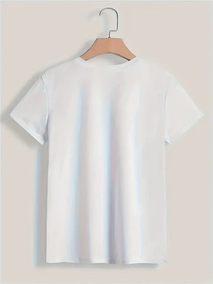 Unisex's Butterfly Print Blouse - Short Sleeve 058021