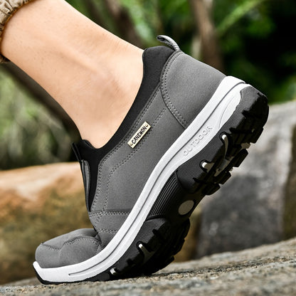 Sneakers, CANEMON Men's Comfort Slip-On Walking Shoes - Breathable, Non-Slip Rubber Sole for All Seasons