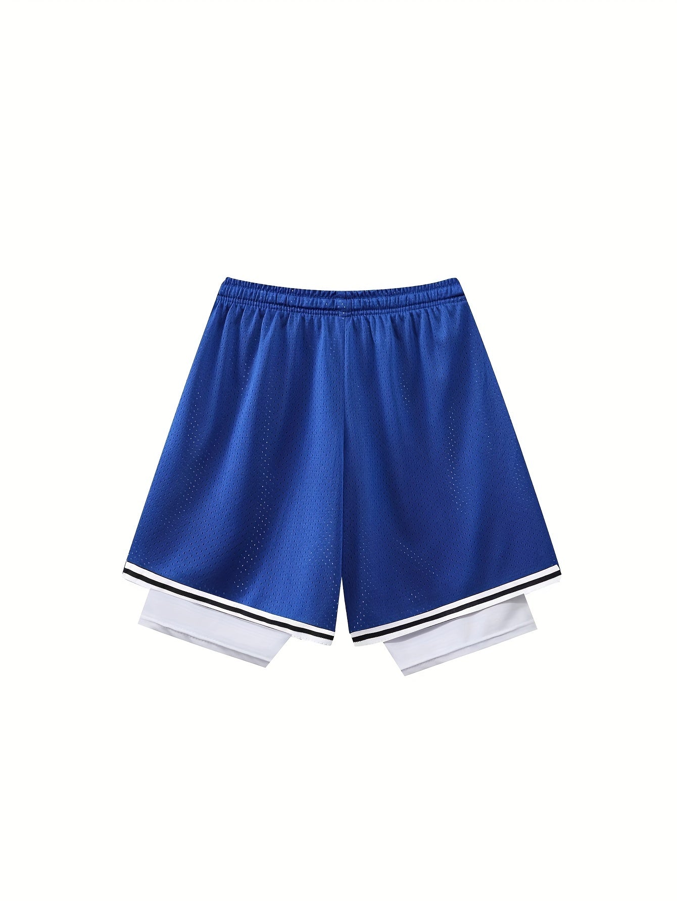 1pc Of Sports Basketball Shorts, Loose And Comfortable, Sweat Wicking And Breathable, Outdoor Running Lined with Stretch Cloth Quick-drying Training Pants