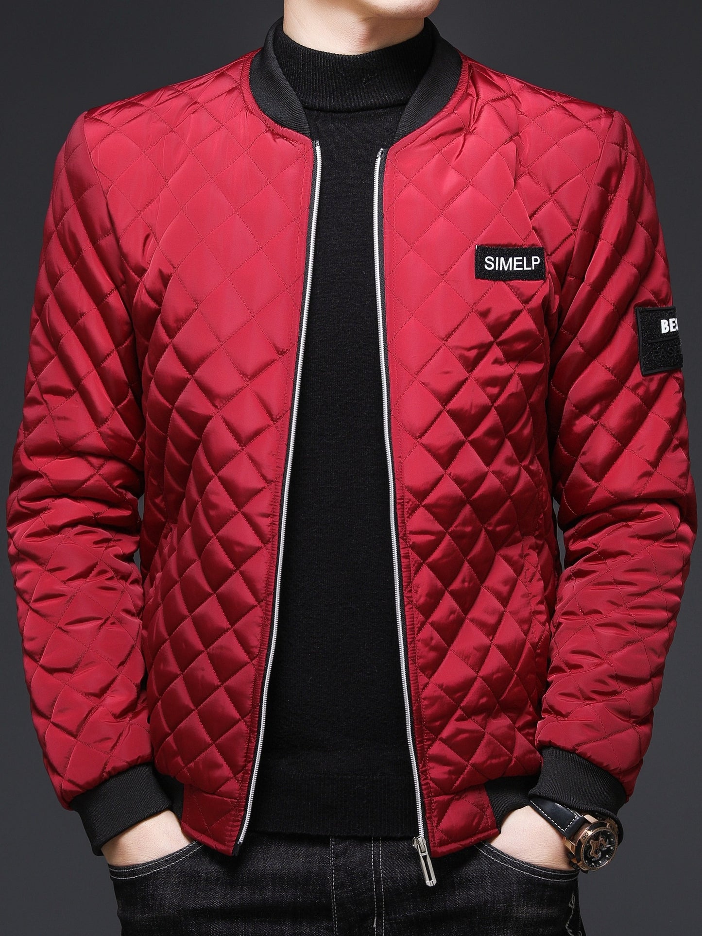 2025 Casual Men Graphic Printed Zipper Pockets Spring Autumn Rave Jacket for Traveling Back to School Casual Jacket, Suitable for Autumn AND Winter Valentine's Day Gifts