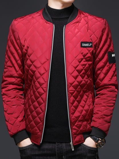 2025 Casual Men Graphic Printed Zipper Pockets Spring Autumn Rave Jacket for Traveling Back to School Casual Jacket, Suitable for Autumn AND Winter Valentine's Day Gifts