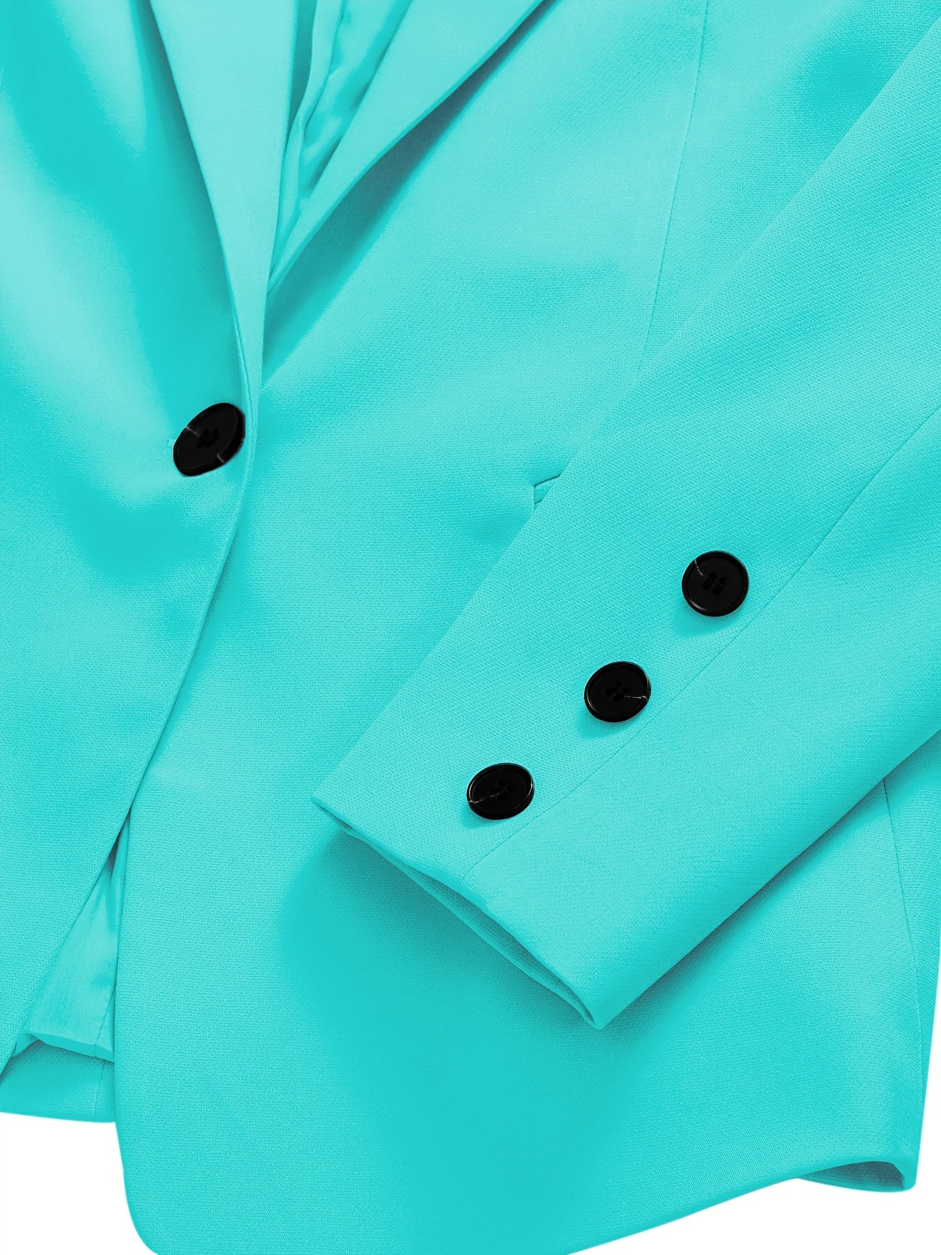 Elegant Women's Suit Set, Fashionable Business Style Solid Color Professional Blazer and Trousers 4pcs Set