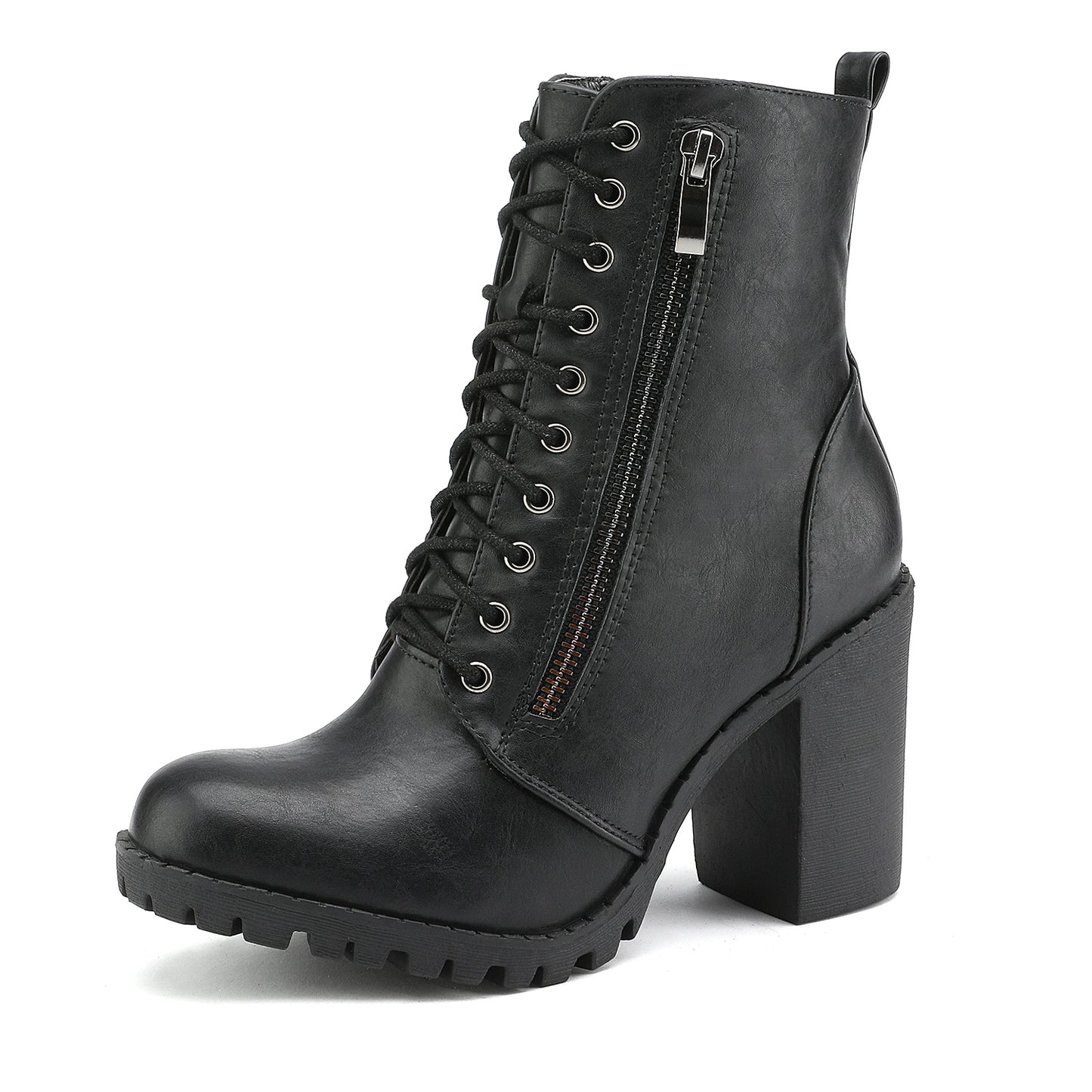 Women's Stylish Fashion Comfortable Chunky Heel Ankle Booties