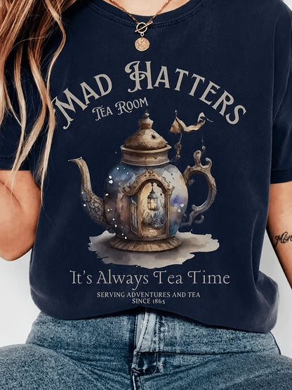 Plus Size, Music Festival Guitar Print T-Shirt, Women's Casual Short Sleeve Top, Comfortable Fit, Sister Outfit, Essential for Outdoor Travel, Women's T-Shirt, Spring Summer Style T-Shirt, Christmas, Christmas T-shirts, Machine Washable
