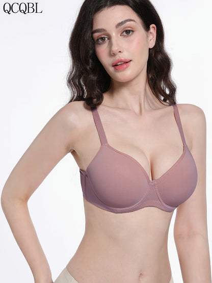 6-Pack Ultra-Soft Seamless Push-Up Bras - Comfortable Everyday Support, Elegant Style, Breathable Cups, Versatile Value Set for Women of All Shapes And Sizes - Perfect for Daily Wear, Lounging, And Layering Under Favorite Tops