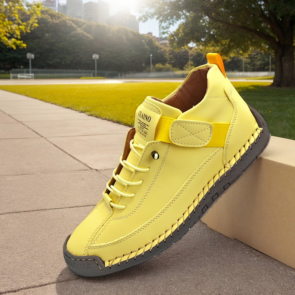 Handmade Women'S Casual Sneakers for Over 30 Comfortable Lightweight Walking Shoes with Breathable Fabric & Arch Support, Slip-Resistant Fashionable Design for Daily Wear, Women Shoes