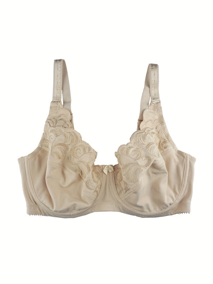 Plus Size Bra Unlined Minimizer Women Underwear Underwire Sexy Big Size 36-46C-F