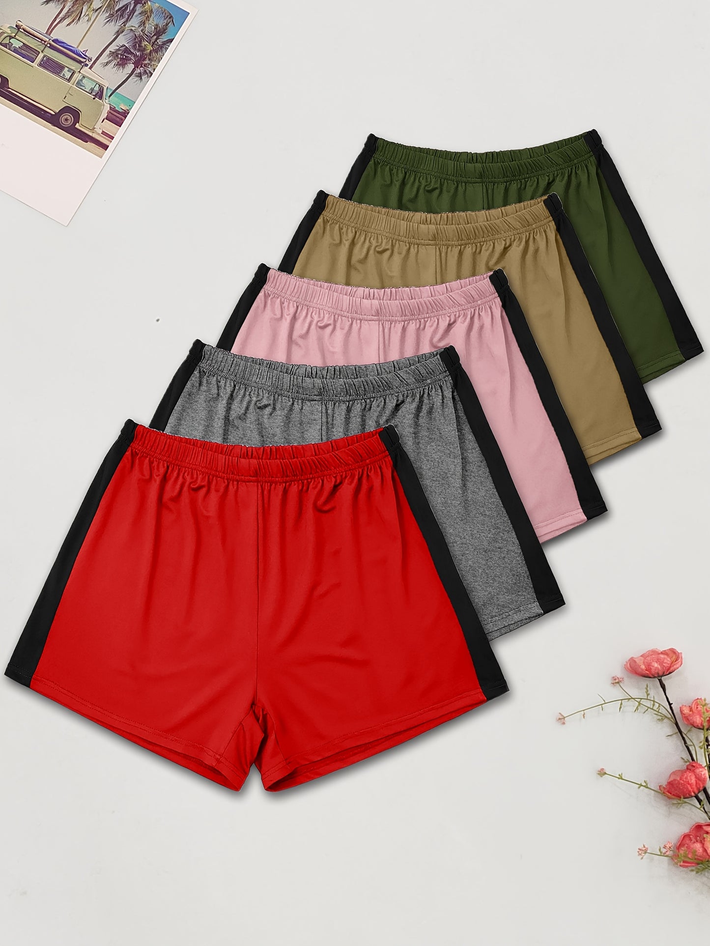 Women's Mixed colors Shorts - product view 19