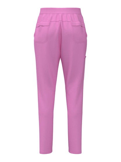 PandaFlex modern neck in Four-Way Stretch Fashion Scrubs Set V-Neck Short Sleeve Scrub Top & Straight Leg Cargo Pants for Nurses with zipper pockets 3372