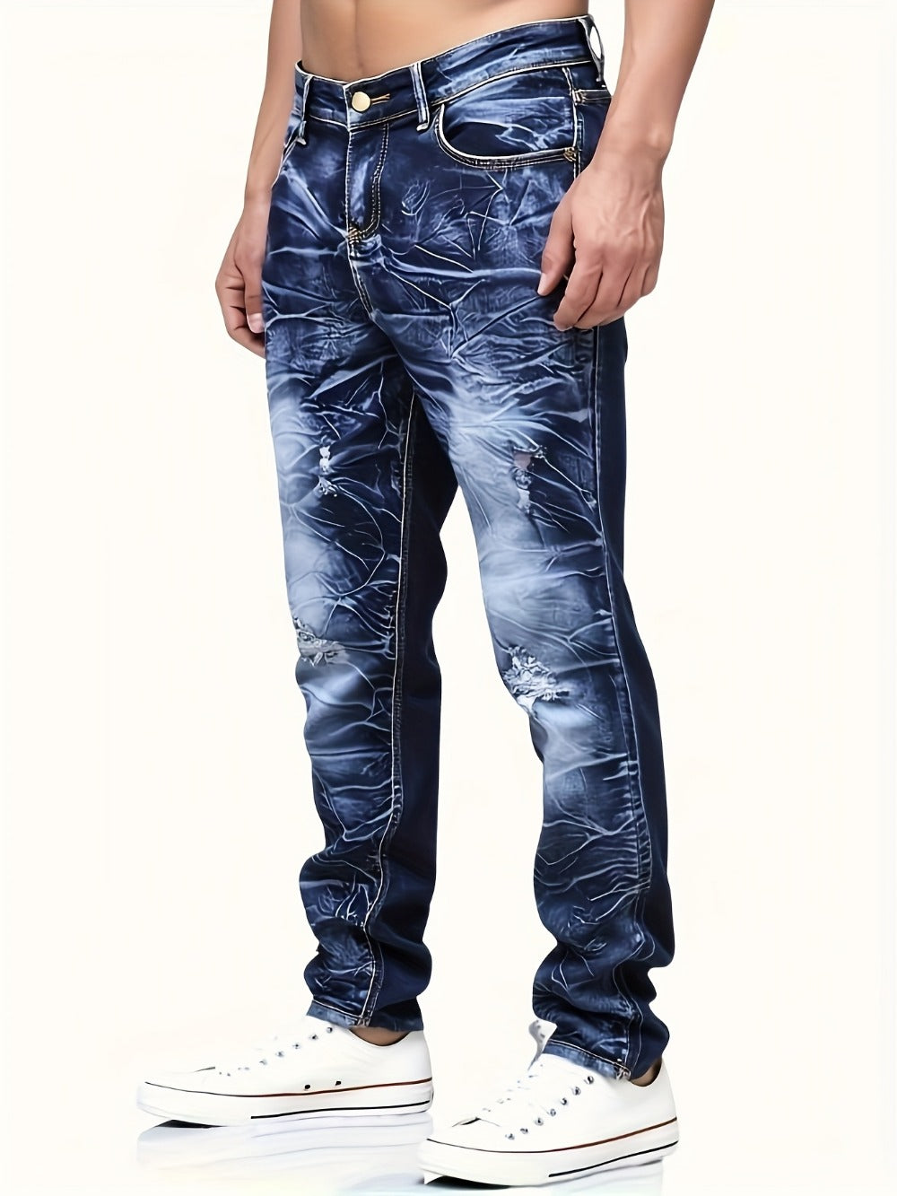 Men's Slim Fit Jeans - Classic Wash Clean Finish Modern 239973