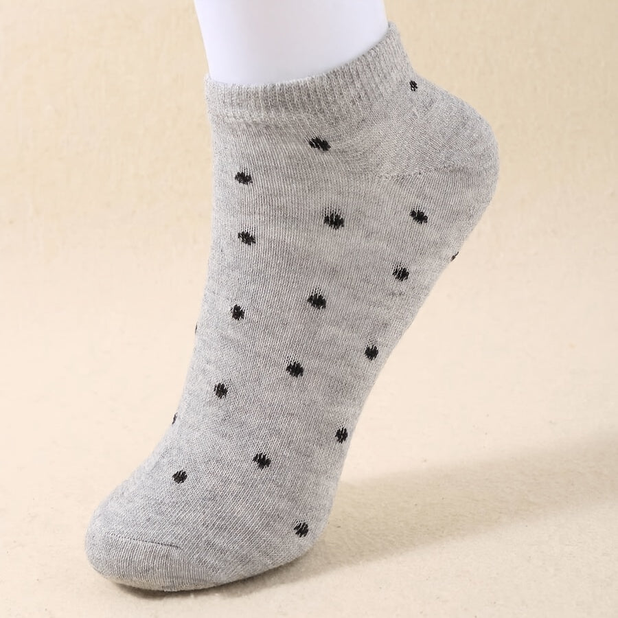 Socks with Random Color Patterns, 40 (20 Pairs) Colorful Candy Socks, Casual Socks, Ladies Socks