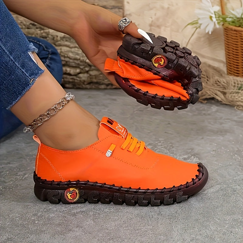 Ladies Handmade Breathable Oxford Shoes - Lightweight Lace-up Walking Shoes, Anti-slip Soles, Decorated with Tassels - Cas Low-top Design In Beige Brown, Suitable for Daily Wear All Year Round, High-quality Craftsmanship, Ladies Shoes, Women Shoes