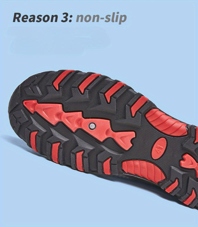 Men's Breathable Mesh Sports Sneakers, Easy-Wear Slip-On Shoes with Monochrome Fabric Upper, Rubber Sole, Round Toe Design, Low-Top Casual Athletic Footwear for Spring and Summer