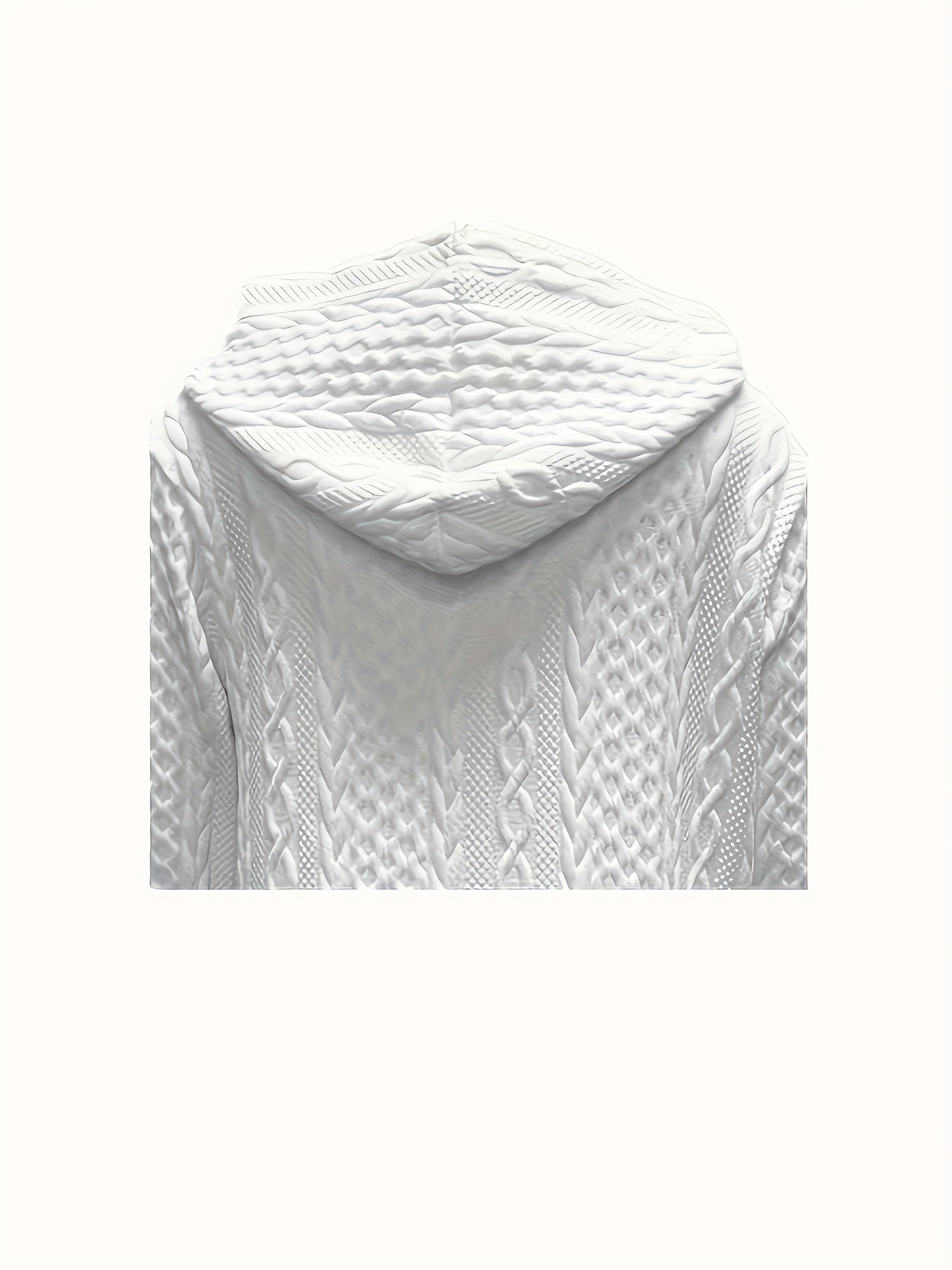 Ladies' Casual Solid Color Zipper Hooded Jacket With Pockets, Fashionable Long Sleeved Autumn And Winter Jacket, White Pilot Design, With Textured Details, Casual Hooded Shirt, Fashionable Zipper Jacket, Textured Detail Jacket