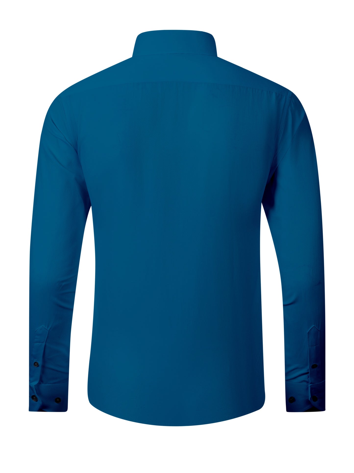 5pcs Men's Stretch Long Sleeve Dress Shirts - Solid Color Business Casual & Formal Shirts, Wrinkle-Resistant & Easy-Care, Regular Fit for Office, Wedding