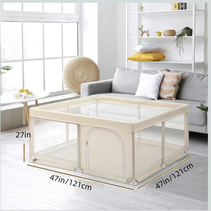 Baby Playpen - Breathable Soft Large 71inch