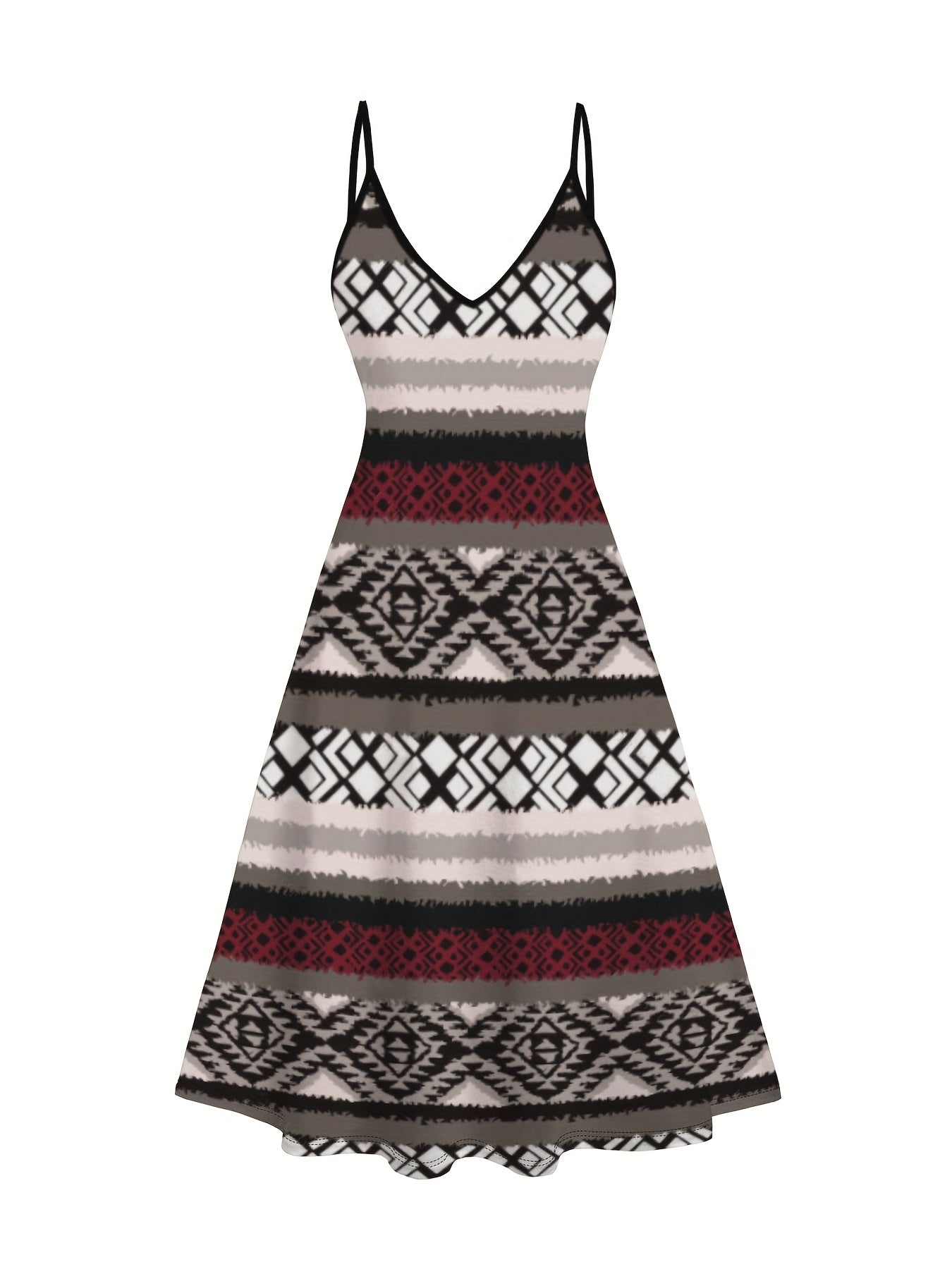 Plus Size - Plus Size, Women'S Bohemian Dress Set - Strapless Maxi Dress & Long Cardigan Coat, Maroon & Black/White/Gray/Beige/Red/Blue/ Green/Orange/, Stretchy Fabric for Resort, Casual, Formal Events - Elegant Boho Outfit