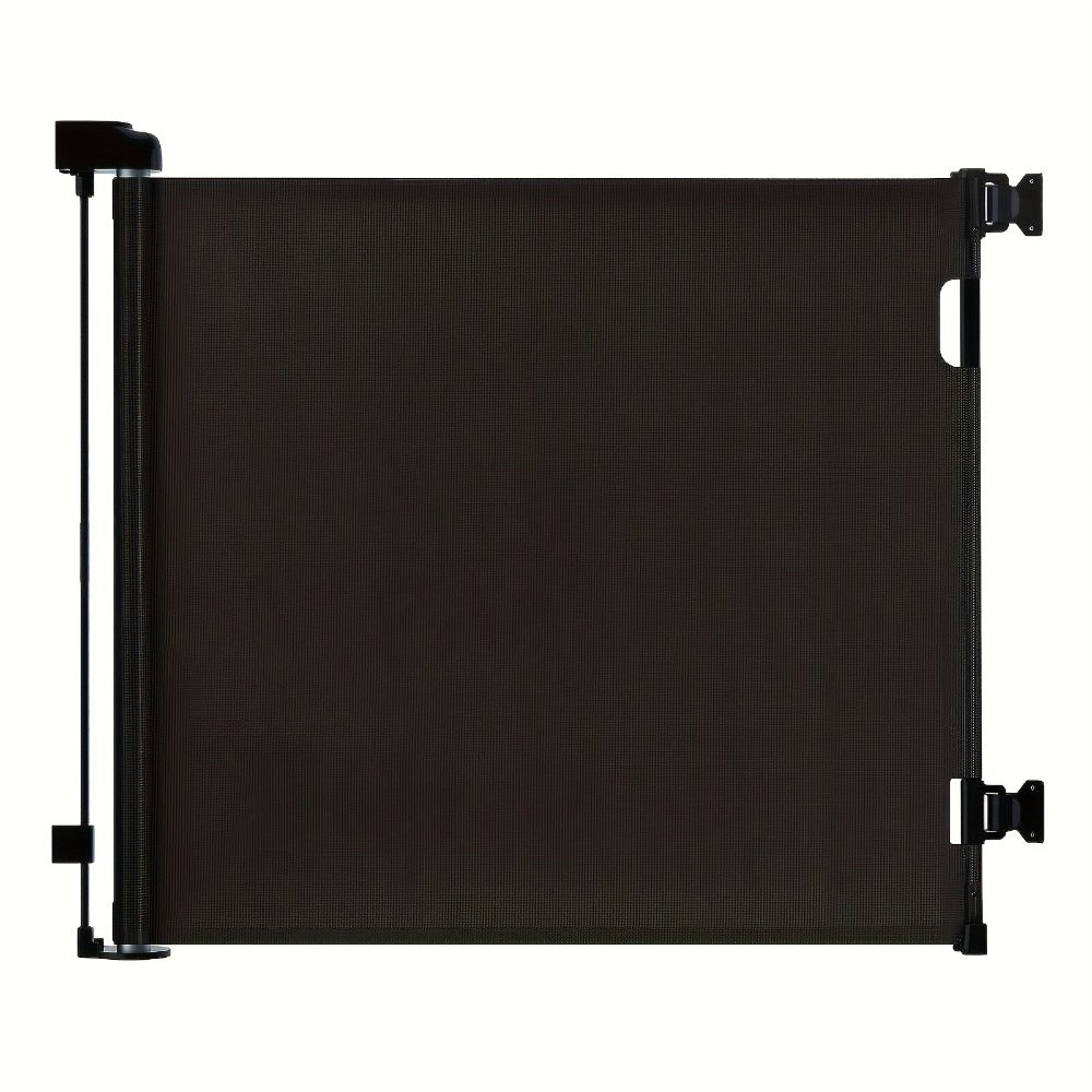 Retractable Mesh Safety Gate - 33/41 Inch Tall - Hardware-mounted expandable mesh design