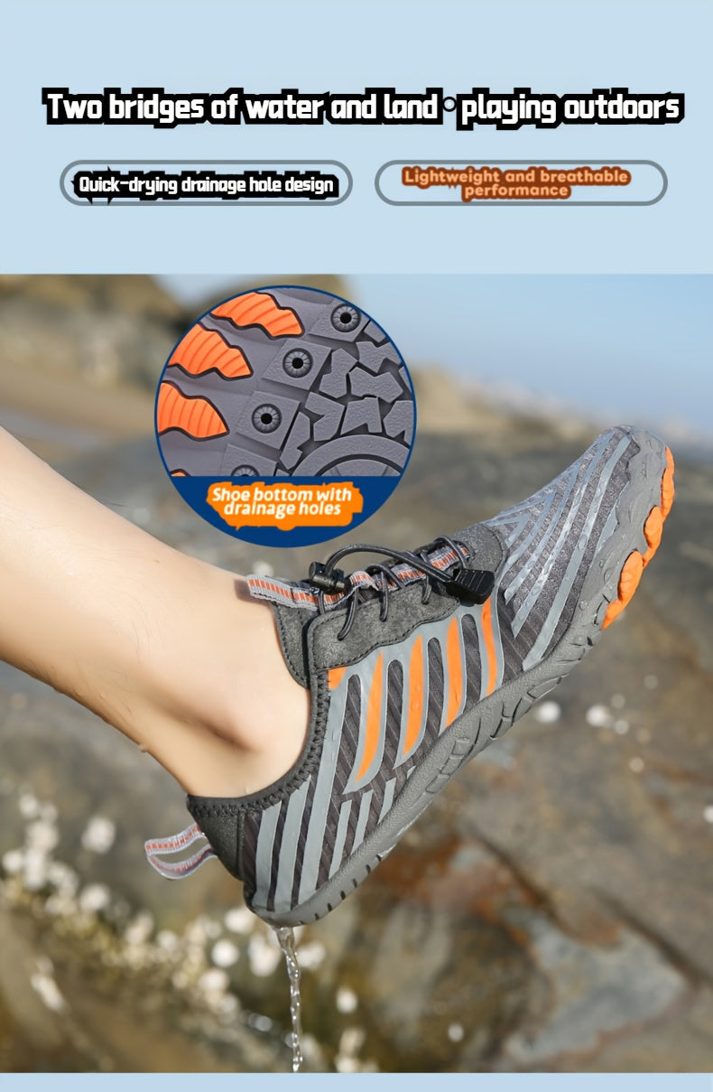 Sneakers, Lightweight Breathable Wading Shoes for Men - Quick Drying and Non-Slip for Outdoor Activities
