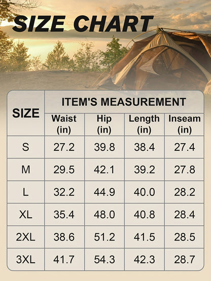 Women'S Cargo Joggers Hiking Pants Lightweight Quick Dry Camping 50+ Zippered Pockets