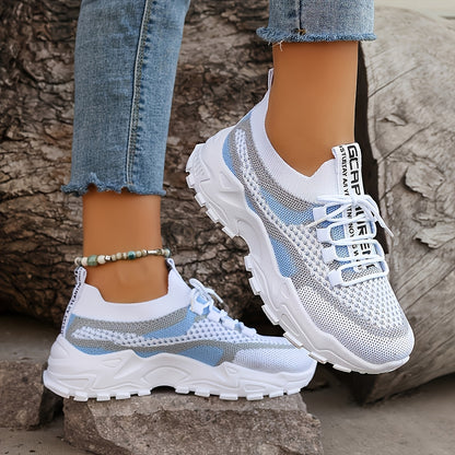 Sneakers, 2026 New Women's Shoes, Women's Casual Low-top Sports Shoes, Thick-soled Breathable Tennis Shoes, Sports Shoes Suitable for Gym And Casual Wear (PVC Soles), Women's Shoes, Women's Road Running Shoes, Outdoor Shoes