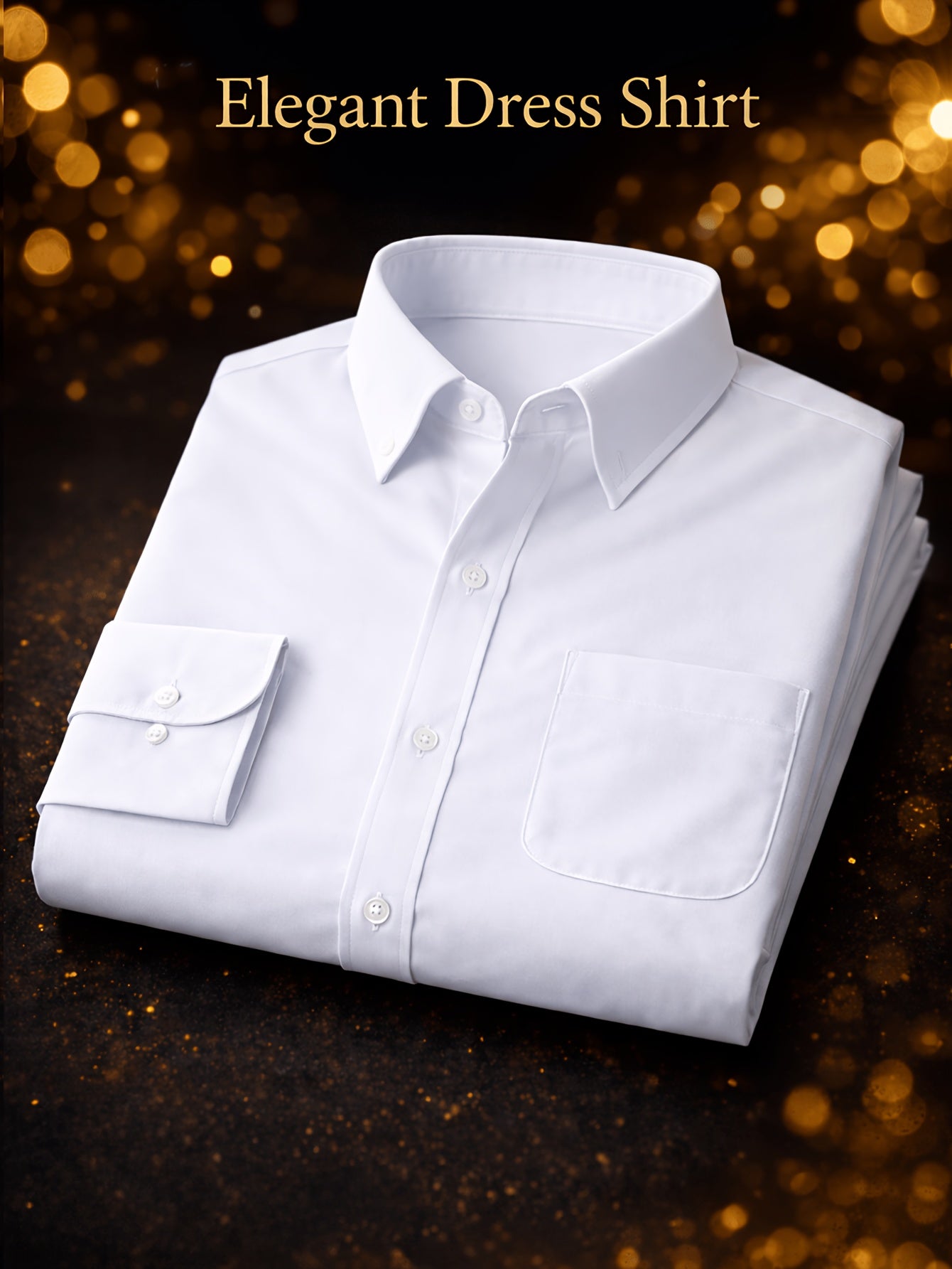 Men's Regular Fit Casual Button Shirts Long Sleeve Stretch Breathable Wrinkle Resistant Solid Work Weekend Wear