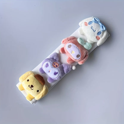 Cartoon Car Seat Belt Shoulder Cover - Soft Travel Cushion One-Piece