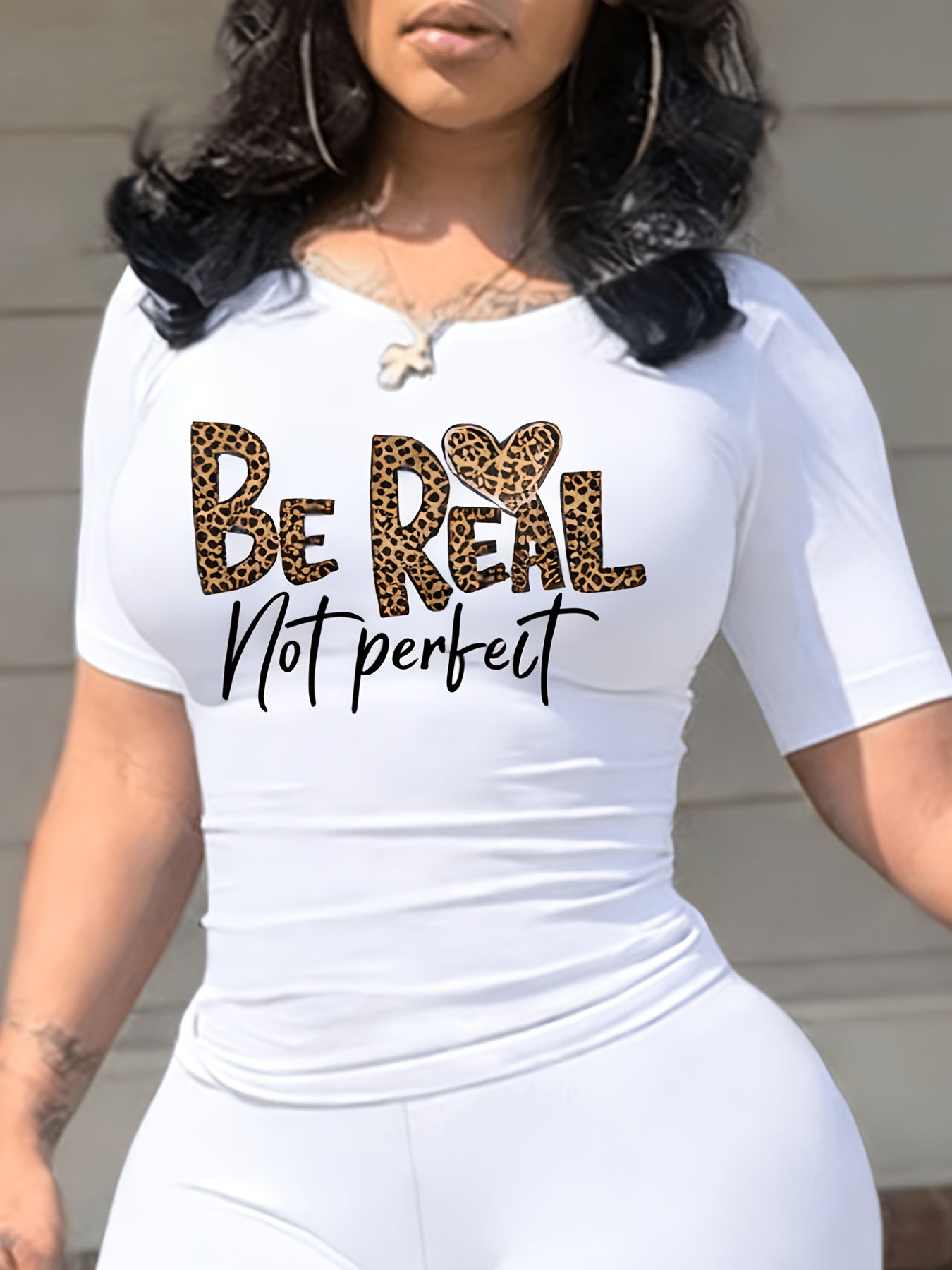 A T-Shirt, Pants Not Included! Cross-Border European And American Women'S T-Shirt, Short Sleeve