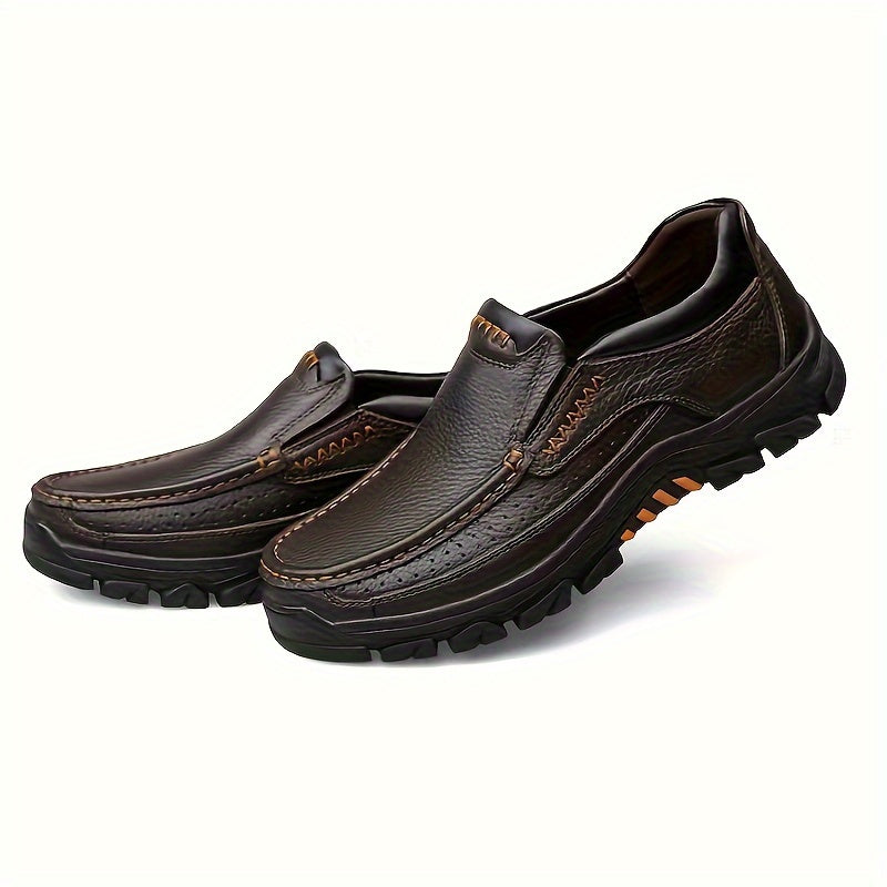 Men's Casual Loafers, Breathable Lightweight Slip On Shoes for Business Office, Spring Summer And Autumn