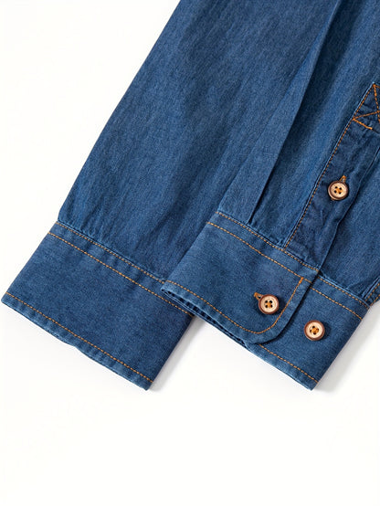 A Stylish Men's Casual Shirt With Long Sleeves And A Jacket, A New Spring And Autumn Men's Top With A Solid Color Pocket Design And A Lapel Collar.