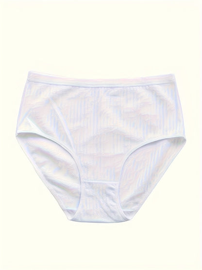 Women’s 8-Pack High-Waist Briefs - Breathable Daily Comfort