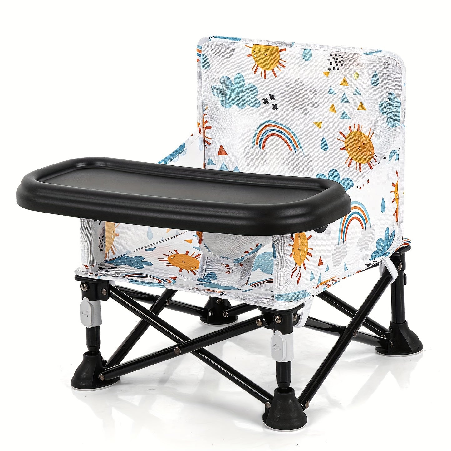 Portable Baby Dining Chair - Foldable Camping Tray Seat