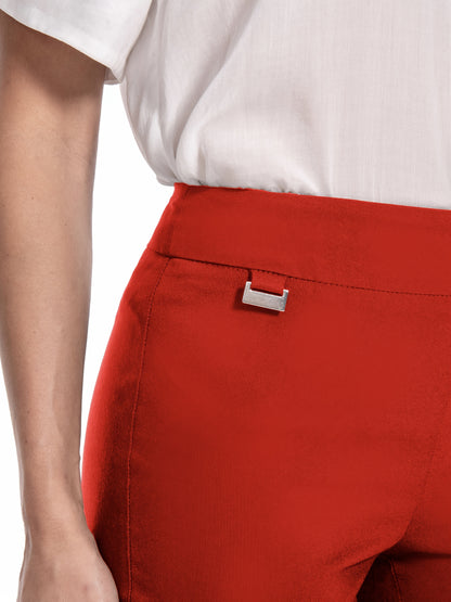 Women'S Petite SizePull-On Dress Shorts W/D-Ring, Work & Office Casual