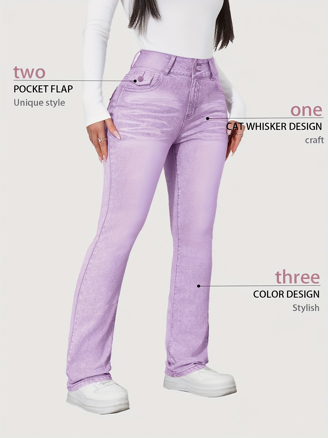 Plus Size for Women | Cute Pink Jeans | Y2K Fashionable | Slim-Fitting Style | with Pocket | Comfortable Jeans | Elastic Denim