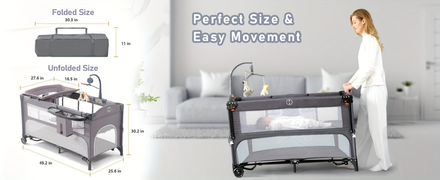 5in1 Baby Bassinet SleeperBeside Crib with Diaper changer Mattress Storage& Foldable Bassinet. The product weighs 12kg. The upper bunk has a weight limit of 15 pounds for infants, while the lower bunk has a weight limit of 50 pounds for infants.Gray