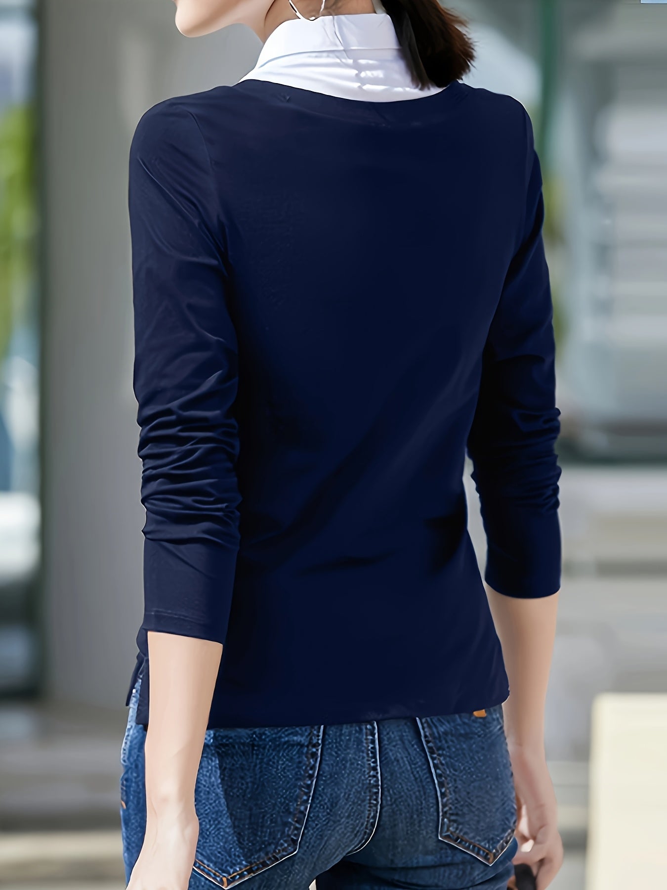 Women's Casual Elegant Shirt - Soft Pink Solid Color, Breathable Stretch Fabric, Machine Washable Collar Button-Front Top for Spring/Summer, Versatile Casual & Formal Wear, Medium Elasticity, Buttonup Front, Stretchable Material, Summer Outfit, Classic St