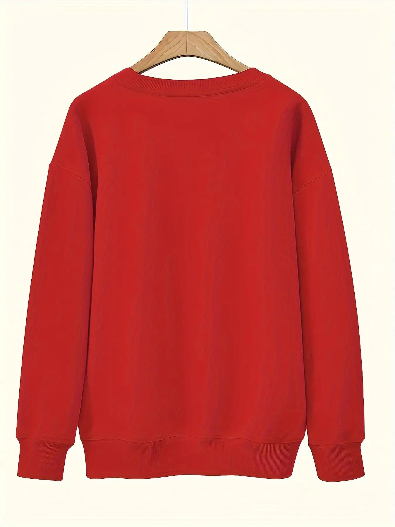 Women'S Casual Fashion Sweatshirt, Suitable for Autumn And Winter, Comfortable And Soft, Letter Pattern