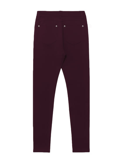 Y2K Trendy High-Stretch Slim Fit Women'S Pants, All-Season Streetwear Casual Trousers